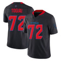 H.Texans #72 Tommy Togiai Player Navy Limited 2nd Alternate Vapor F.U.S.E. Home Game Kdoa Stitched Jerseys