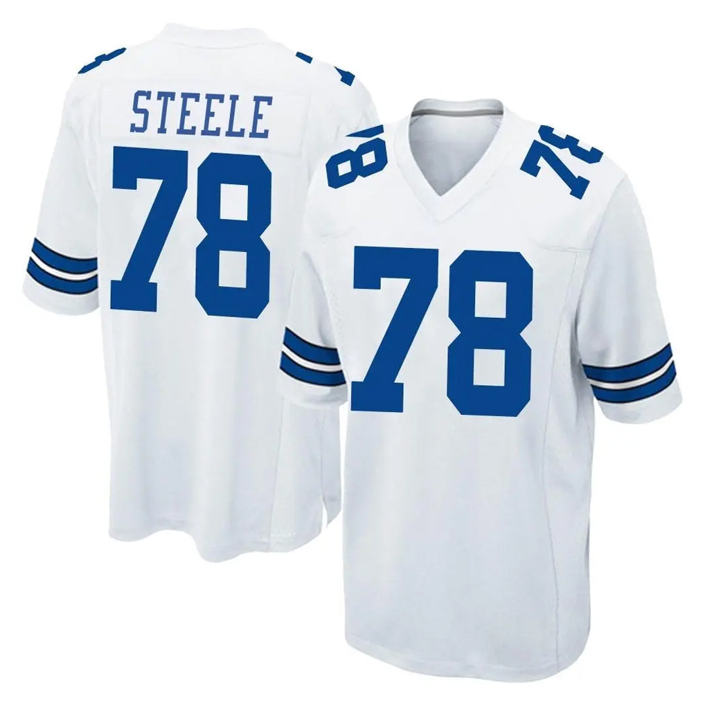 D.Cowboys #78 Terence Steele Player White Home Game Xdoa Stitched Jerseys