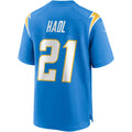 Kdoa LA.Chargers #21 John Hadl Powder Blue Game Retired Player Jersey