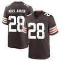 C.Browns #28 Emmanuel McNeil-Warren Player Brown Home Game Kdoa Stitched Jerseys