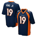 D.Broncos #19 Marvin Mims Jr. Player Navy Game Kdoa Stitched Jerseys