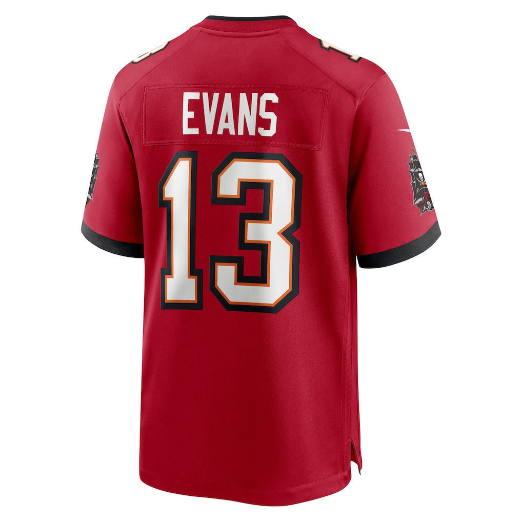 Kdoa TB.Buccaneers #13 Mike Evans Red 50th Season Team Game Jersey