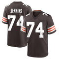 C.Browns #74 Elgton Jenkins Player Brown Home Game Kdoa Stitched Jerseys