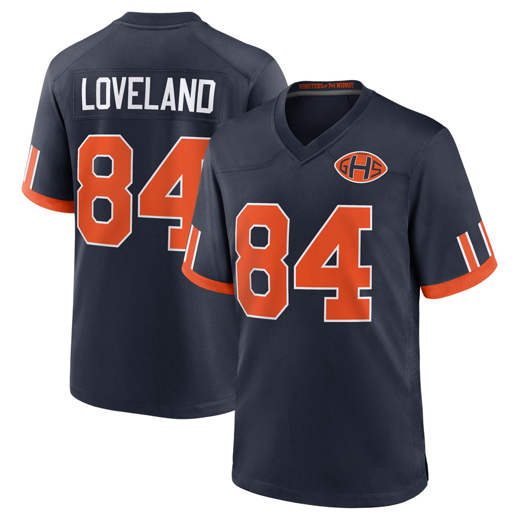 C.Bears #84 Colston Loveland Player Navy 2026 Rivalries Collection Home Game Kdoa Stitched Jerseys