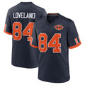 C.Bears #84 Colston Loveland Player Navy 2026 Rivalries Collection Home Game Kdoa Stitched Jerseys