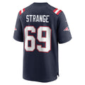 Kdoa NE.Patriots #69 Cole Strange Navy Game Player Jersey