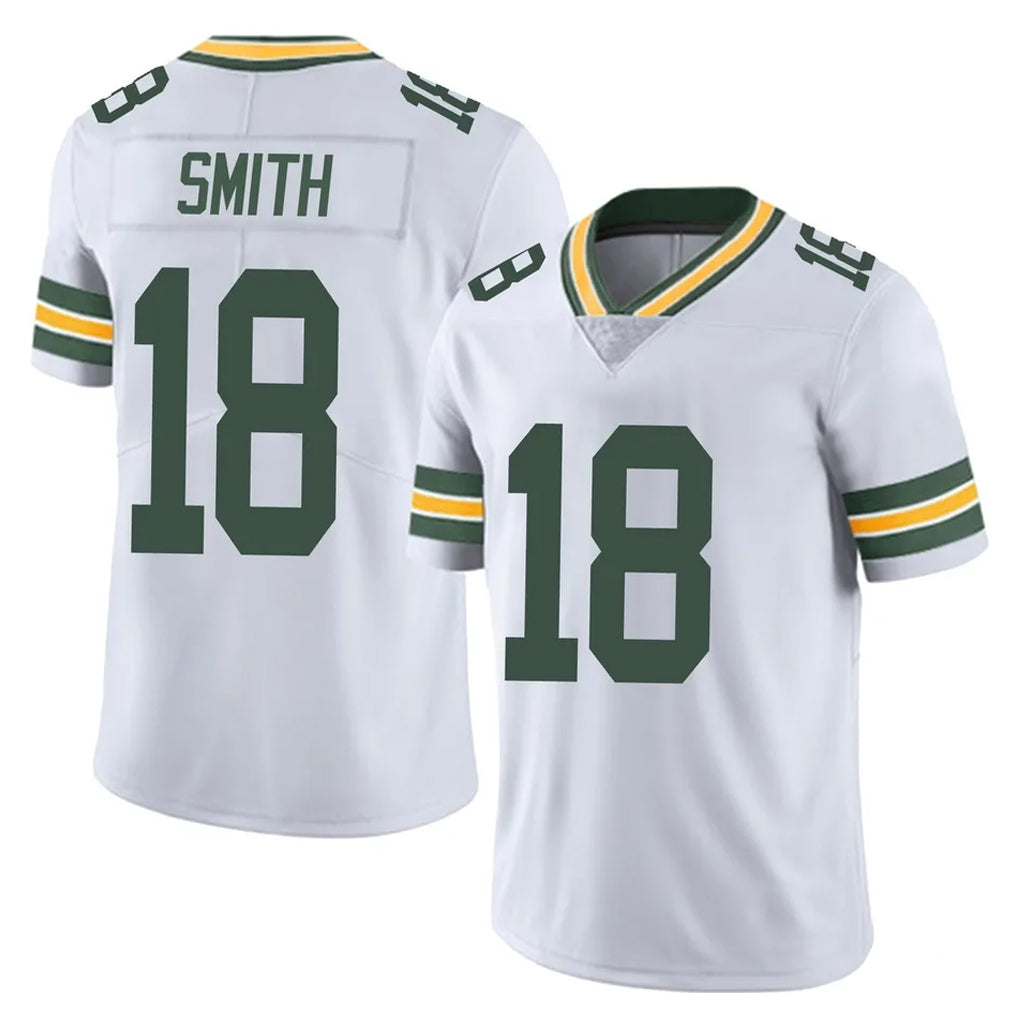 GB.Packers #18 Jonnu Smith Player White Vapor Untouchable Limited Home Game Kdoa Stitched Jerseys