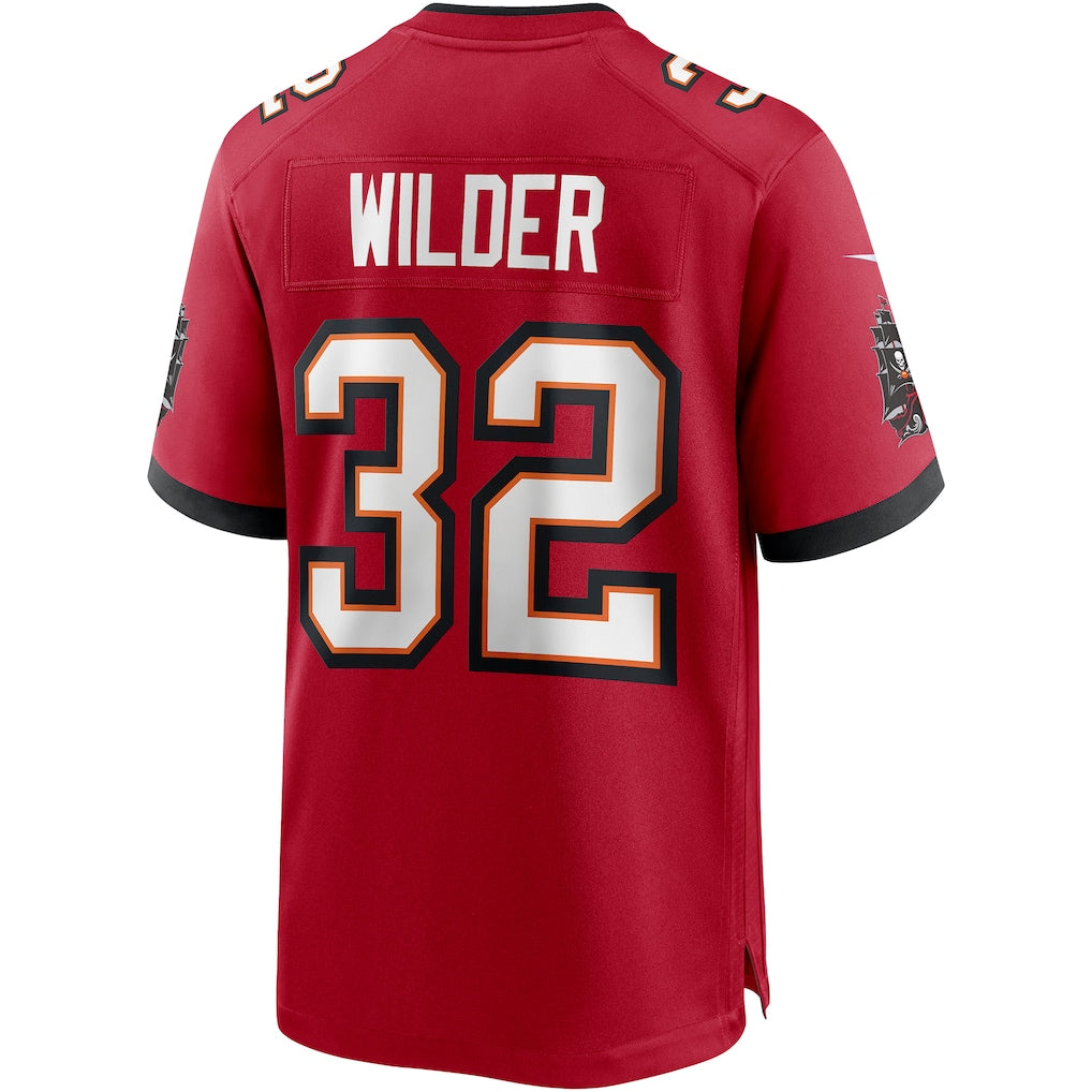 Kdoa TB.Buccaneers #32 James Wilder Red Game Retired Player Jersey