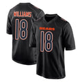 C.Bears #18 Caleb Williams Player Carbon Black Fashion Game Kdoa Stitched Jerseys