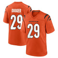 C.Bengals #29 Kyle Dugger Player Orange Home Game Kdoa Stitched Jerseys