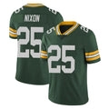 GB.Packers #25 Keisean Nixon Player Green Vapor Untouchable Limited Home Game Kdoa Stitched Jerseys