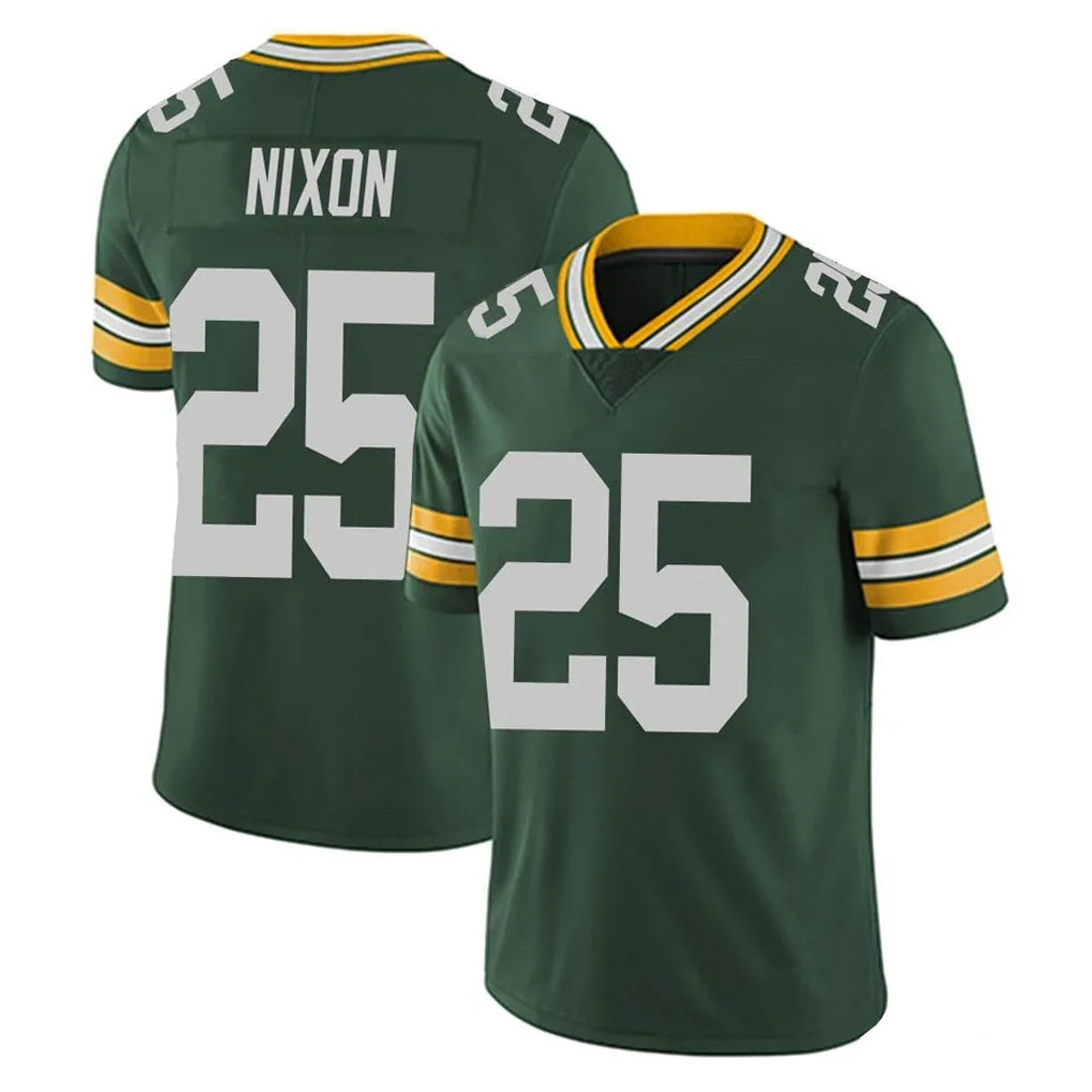 GB.Packers #25 Keisean Nixon Player Green Vapor Untouchable Limited Home Game Kdoa Stitched Jerseys