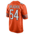 C.Bears #54 Brian Urlacher Player Orange Home Game Kdoa Stitched Jerseys