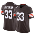 C.Browns #33 Ronnie Hickman Player Brown Vapor F.U.S.E. Limited Home Game Kdoa Stitched Jerseys