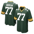 GB.Packers #77 Jordan Morgan Player Green Home Game Kdoa Stitched Jerseys