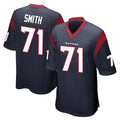 H.Texans #71 Braden Smith Player Navy Home Game Kdoa Stitched Jerseys