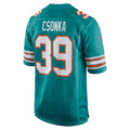 Kdoa M.Dolphins #39 Larry Csonka Aqua Retired Player Jersey