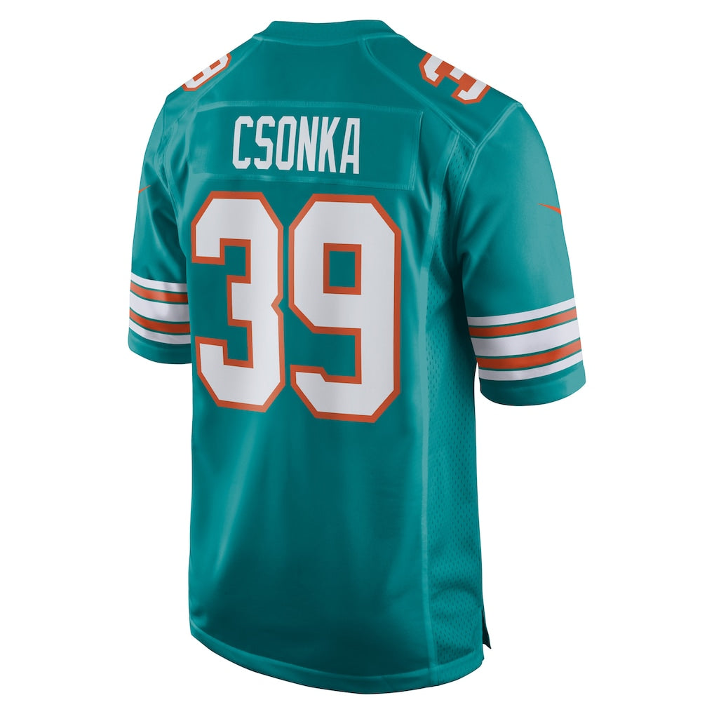 Kdoa M.Dolphins #39 Larry Csonka Aqua Retired Player Jersey