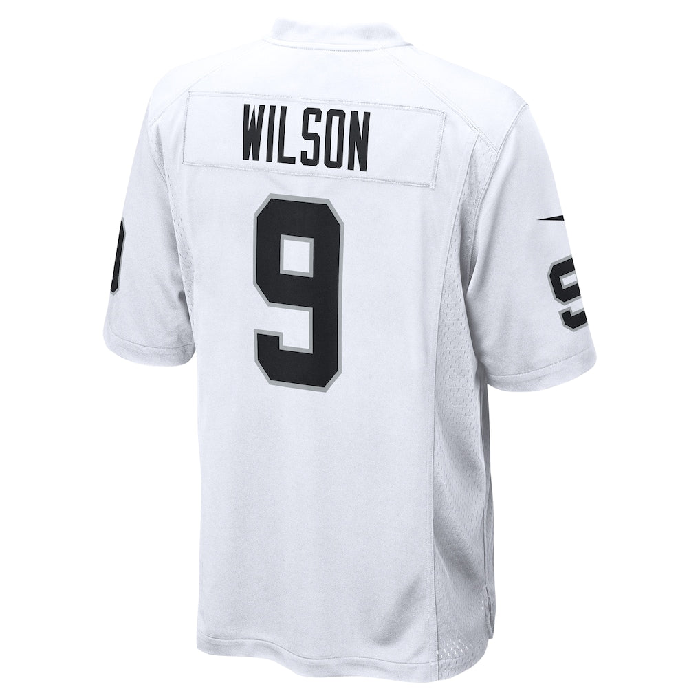 Kdoa LV.Raiders #9 Tyree Wilson White Game Jersey