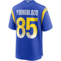 Kdoa LA.Rams #85 Jack Youngblood Royal Game Retired Player Jersey