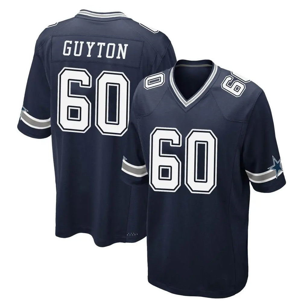 D.Cowboys #60 Tyler Guyton Player Navy Home Game Xdoa Stitched Jerseys