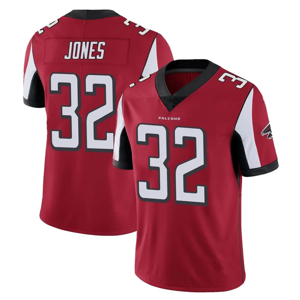 A.Falcons #32 Cash Jones Player Red Color Vapor Untouchable Limited Home Game Kdoa Stitched Jerseys
