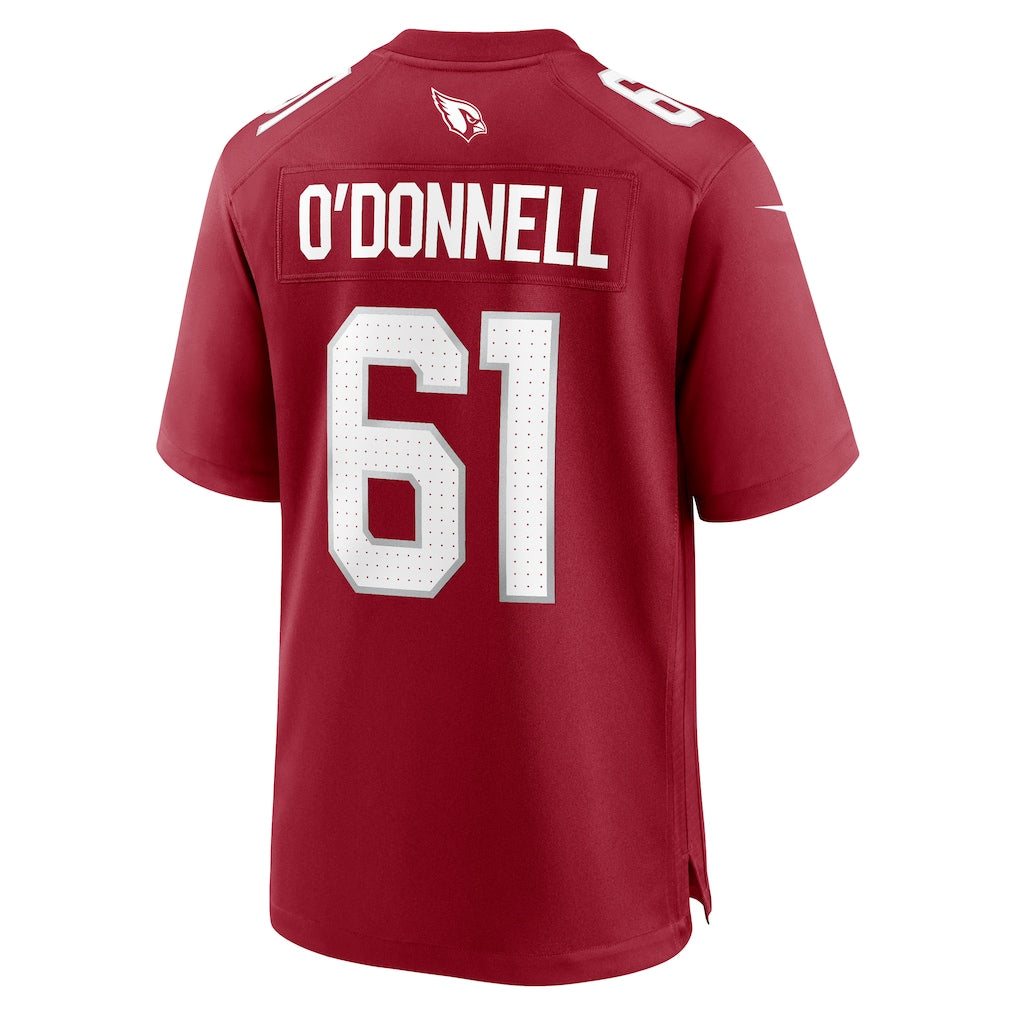 Kdoa A.Cardinals #61 Carter O'Donnell Cardinal Team Game Jersey
