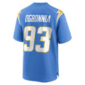 Kdoa LA.Chargers #93 Otito Ogbonnia Powder Blue Player Game Jersey