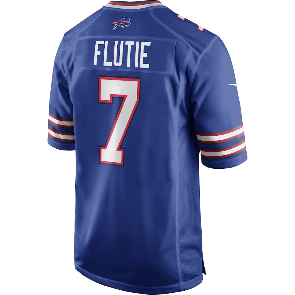 Kdoa B.Bills #7 Doug Flutie Royal Game Retired Player Jersey