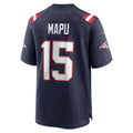 Kdoa NE.Patriots #15 Marte Mapu Navy Game Retired Player Jersey