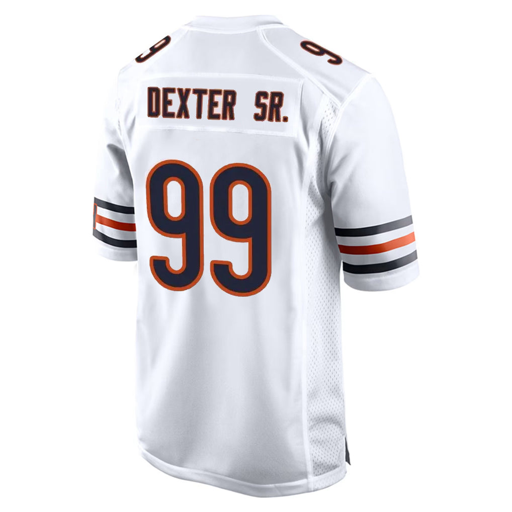 C.Bears #99 Gervon Dexter Sr. Player White Home Game Kdoa Stitched Jerseys