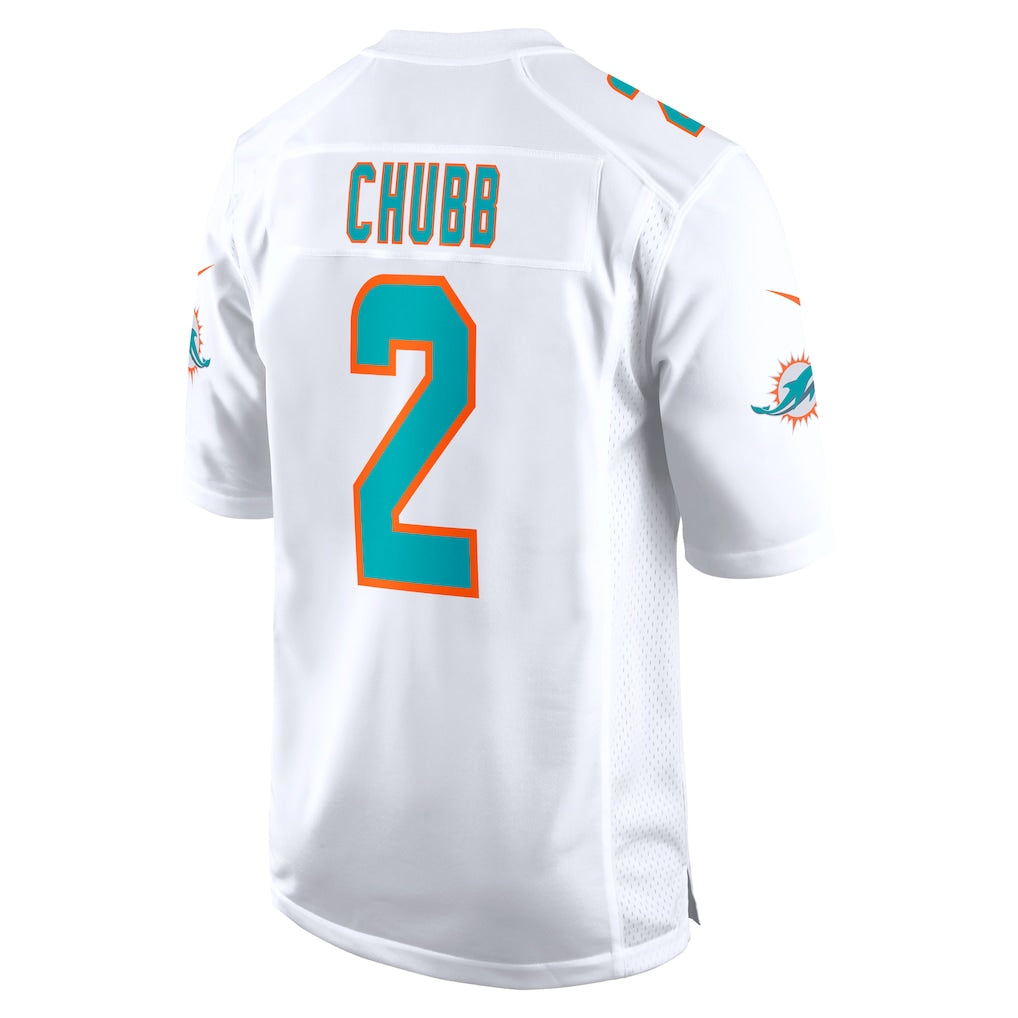 Kdoa M.Dolphins #2 Bradley Chubb White Game Player Jersey