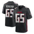 A.Falcons #65 Matthew Bergeron Player Black Home Game Kdoa Stitched Jerseys
