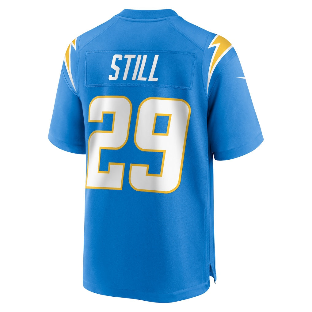 Kdoa LA.Chargers #29 Tarheeb Still Powder Blue Team Game Jersey