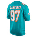 Kdoa M.Dolphins #97 Rashard Lawrence Aqua Team Game Jersey