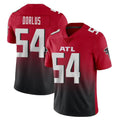 A.Falcons #54 Brandon Dorlus Player Red Vapor Untouchable Limited Home Game Kdoa Stitched Jerseys