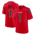 H.Texans #1 Tank Dell Player Red Alternate Home Game Kdoa Stitched Jerseys