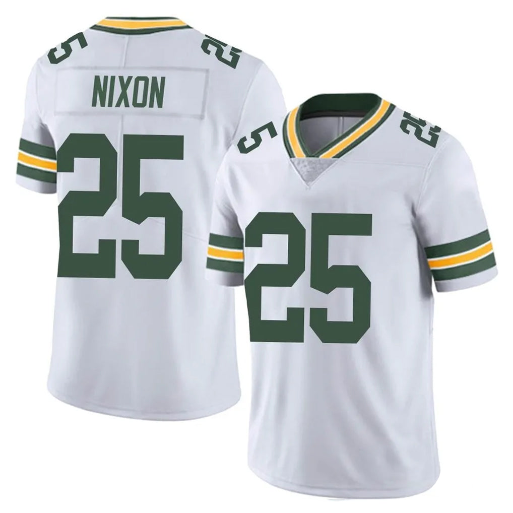 GB.Packers #25 Keisean Nixon Player White Vapor Untouchable Limited Home Game Kdoa Stitched Jerseys