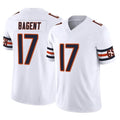 C.Bears #17 Tyson Bagent Player White Vapor F.U.S.E. Limited Home Game Kdoa Stitched Jerseys