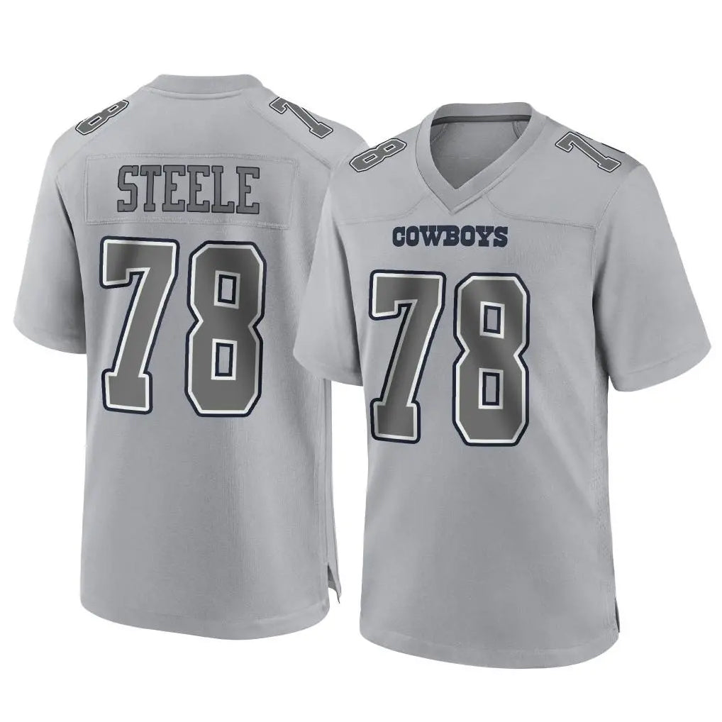 D.Cowboys #78 Terence Steele Player Gray Atmosphere Fashion Home Game Xdoa Stitched Jerseys