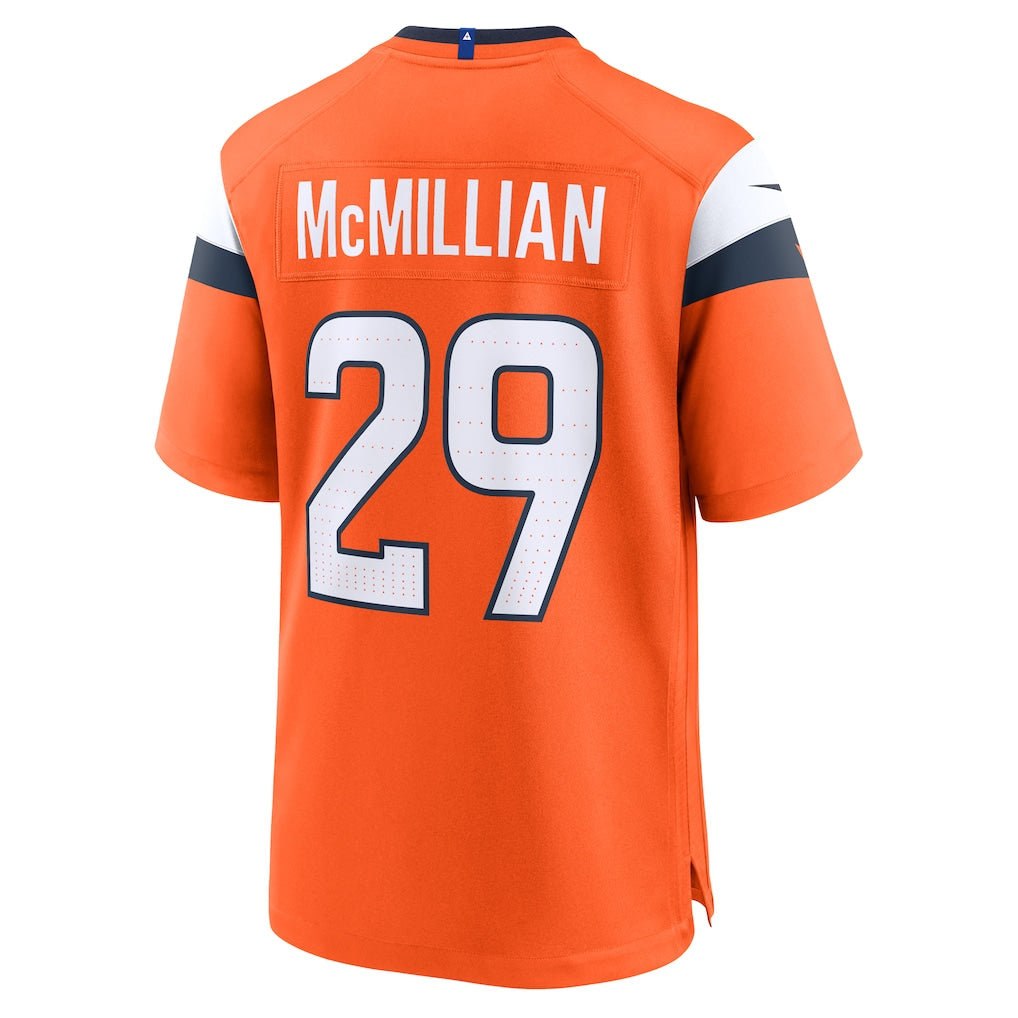 Kdoa D.Broncos #29 Ja'Quan McMillian Orange Team Game Jersey