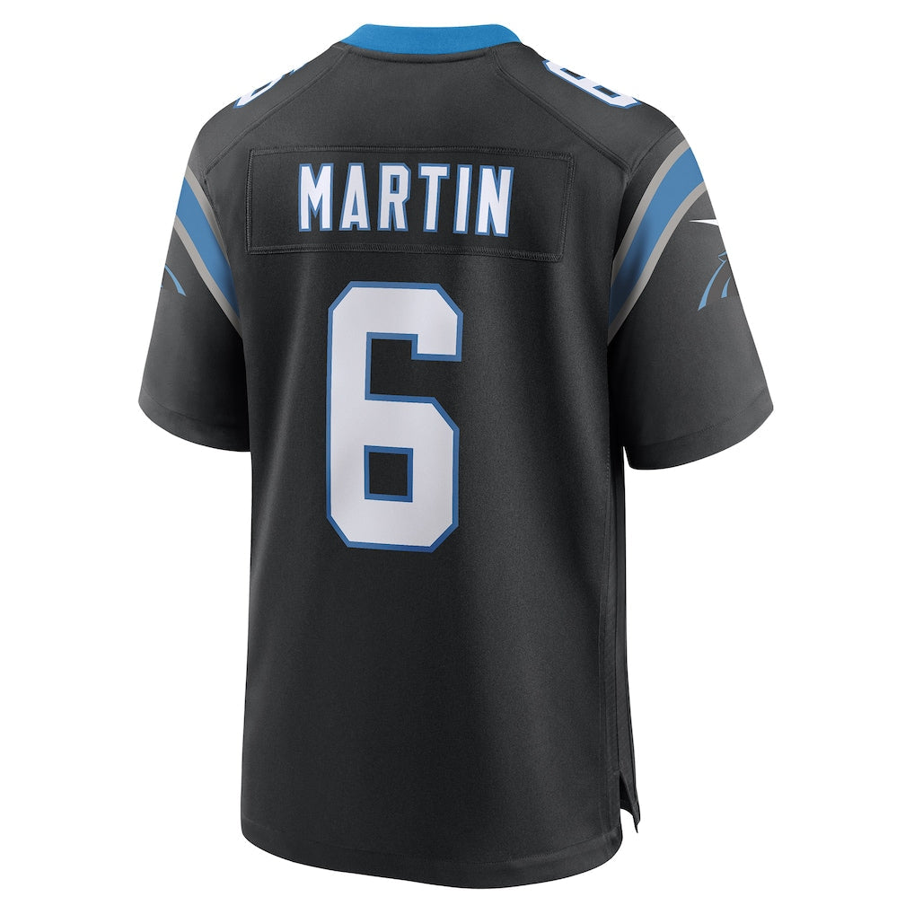 Kdoa C.Panthers #6 Sam Martin Black Team Game Jersey