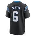 Kdoa C.Panthers #6 Sam Martin Black Team Game Jersey