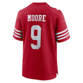 Kdoa SF.49ers #9 Skyy Moore Scarlet Team Game Jersey