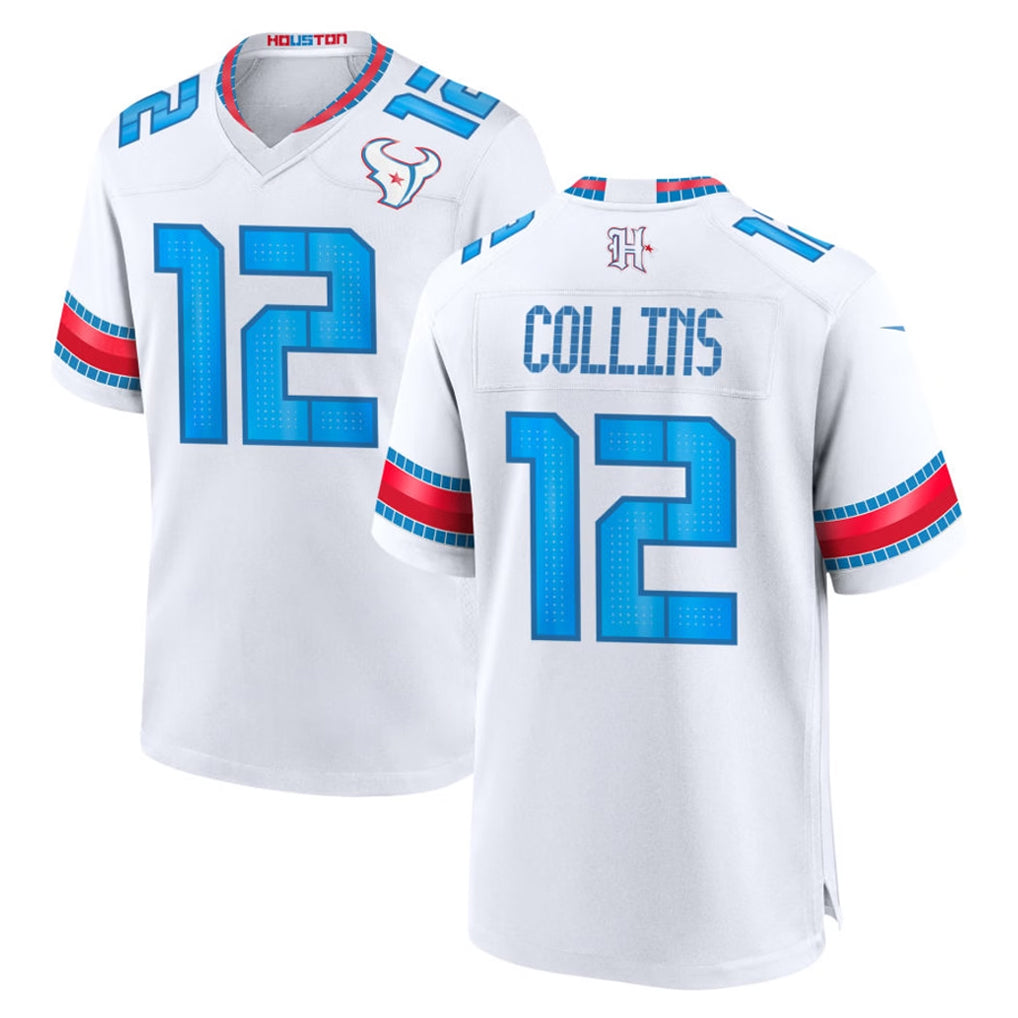 H.Texans #12 Nico Collins Player Whtie 2026 Rivalries Vapor Home Game Kdoa Stitched jerseys