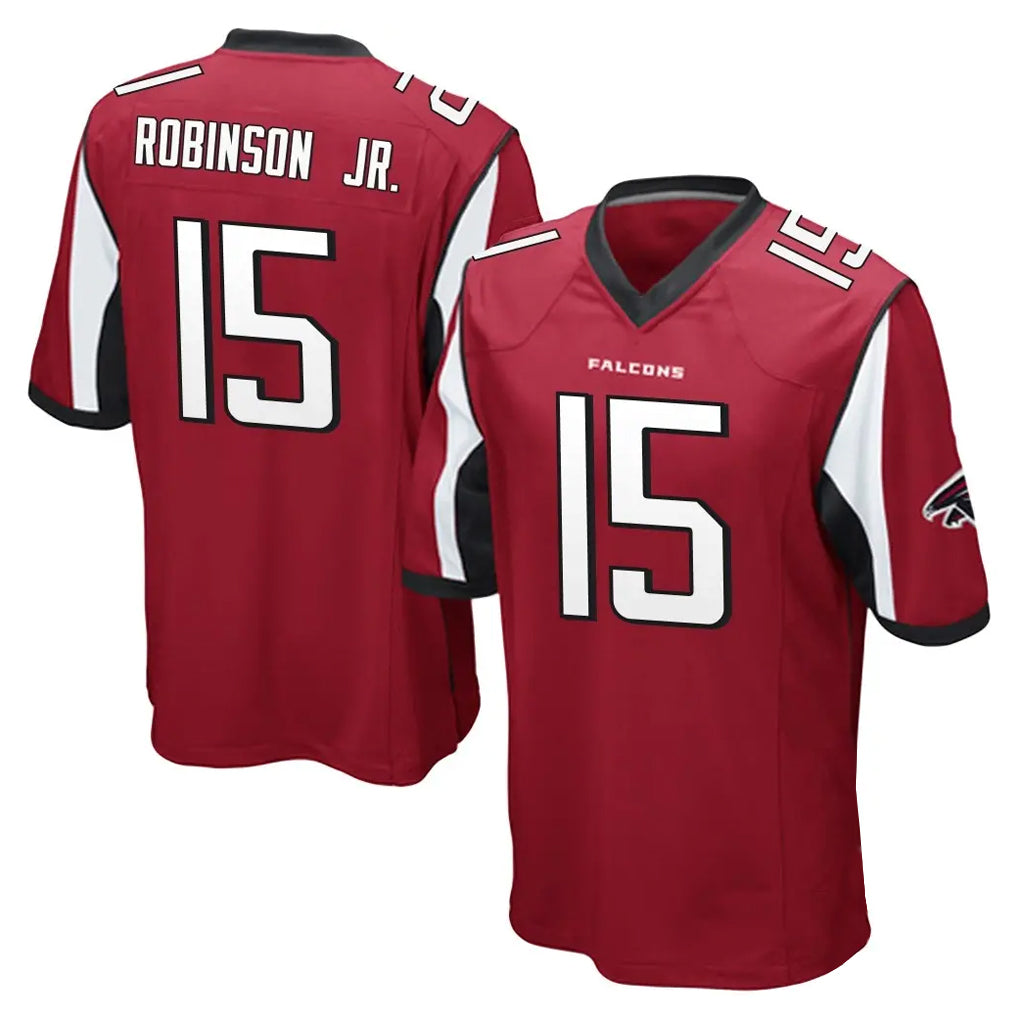 A.Falcons #15 Brian Robinson Player Red Color Vapor Home Game Kdoa Stitched Jerseys