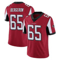 A.Falcons #65 Matthew Bergeron Player Red Color Vapor Untouchable Limited Home Game Kdoa Stitched Jerseys