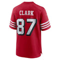 Kdoa SF.49ers #87 Dwight Clark Scarlet Retired Player Alternate Game Jersey
