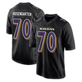 B.Ravens #70 Roger Rosengarten Player Black Carbon Fashion Home Game Kdoa Stitched Jerseys