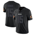 C.Bears #15 Rome Odunze Player Black Impact Limited Game Kdoa Stitched Jerseys